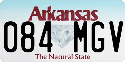 AR license plate 084MGV