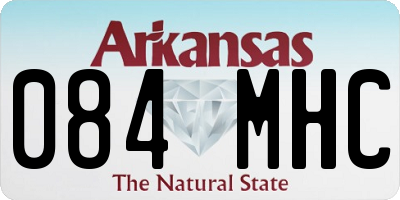 AR license plate 084MHC