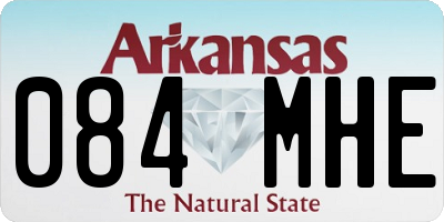 AR license plate 084MHE