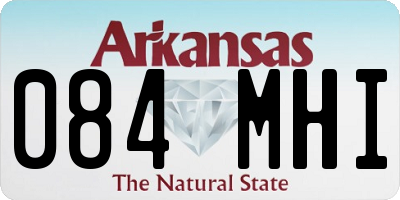 AR license plate 084MHI