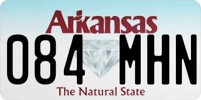 AR license plate 084MHN