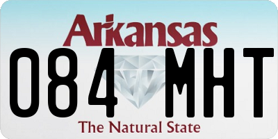 AR license plate 084MHT