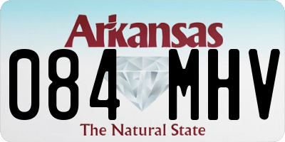 AR license plate 084MHV