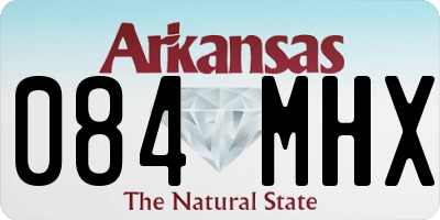 AR license plate 084MHX