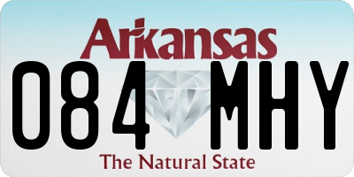 AR license plate 084MHY