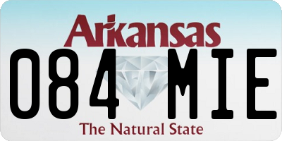 AR license plate 084MIE