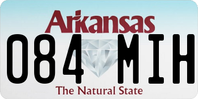 AR license plate 084MIH