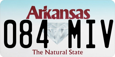 AR license plate 084MIV