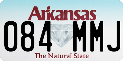 AR license plate 084MMJ