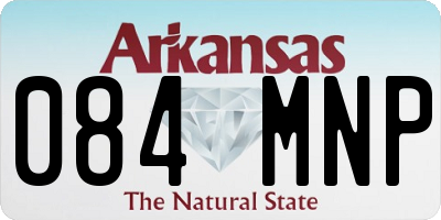 AR license plate 084MNP