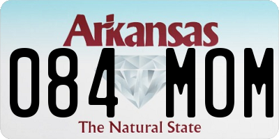 AR license plate 084MOM