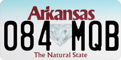 AR license plate 084MQB