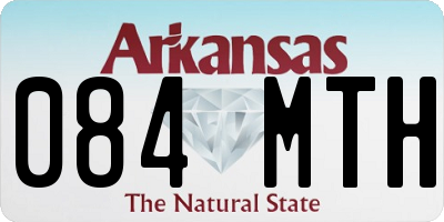 AR license plate 084MTH