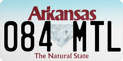 AR license plate 084MTL