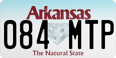 AR license plate 084MTP