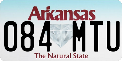 AR license plate 084MTU