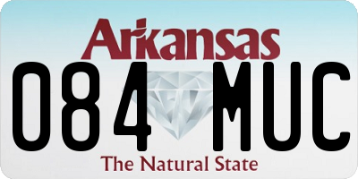 AR license plate 084MUC