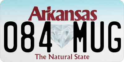 AR license plate 084MUG