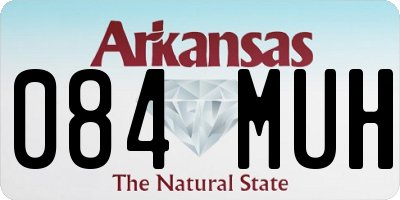 AR license plate 084MUH