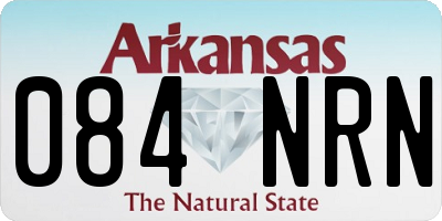 AR license plate 084NRN