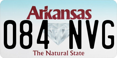 AR license plate 084NVG