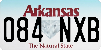 AR license plate 084NXB