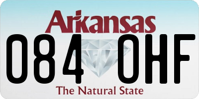 AR license plate 084OHF