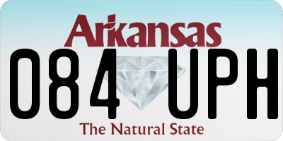 AR license plate 084UPH