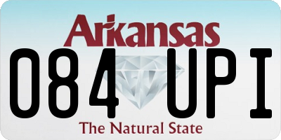 AR license plate 084UPI