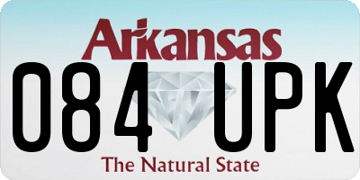 AR license plate 084UPK