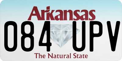 AR license plate 084UPV