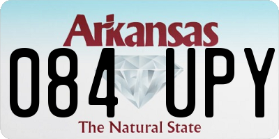 AR license plate 084UPY