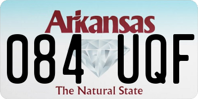 AR license plate 084UQF