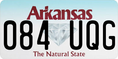 AR license plate 084UQG