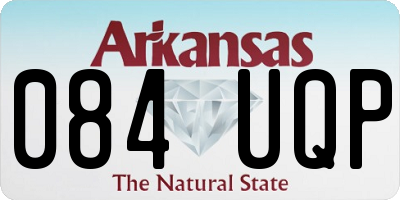 AR license plate 084UQP
