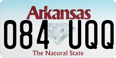 AR license plate 084UQQ