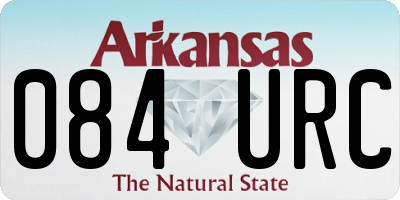 AR license plate 084URC