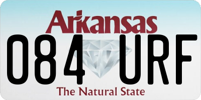 AR license plate 084URF