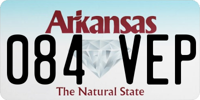 AR license plate 084VEP