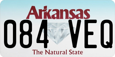 AR license plate 084VEQ