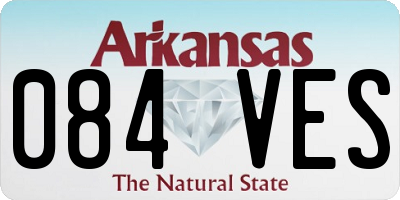 AR license plate 084VES