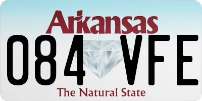 AR license plate 084VFE