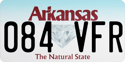 AR license plate 084VFR