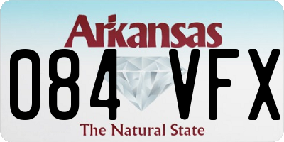 AR license plate 084VFX