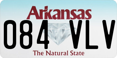 AR license plate 084VLV
