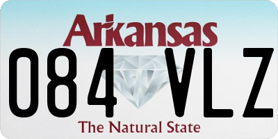 AR license plate 084VLZ