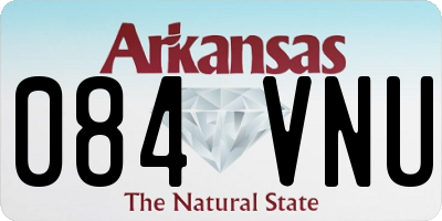 AR license plate 084VNU