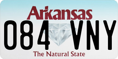 AR license plate 084VNY