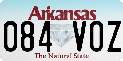 AR license plate 084VOZ