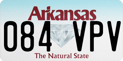 AR license plate 084VPV
